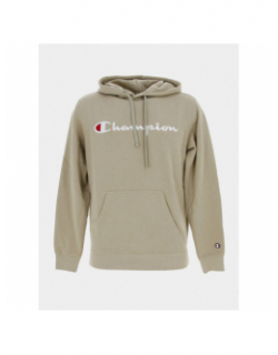 Sweat à capuche hooded beige homme - Champion