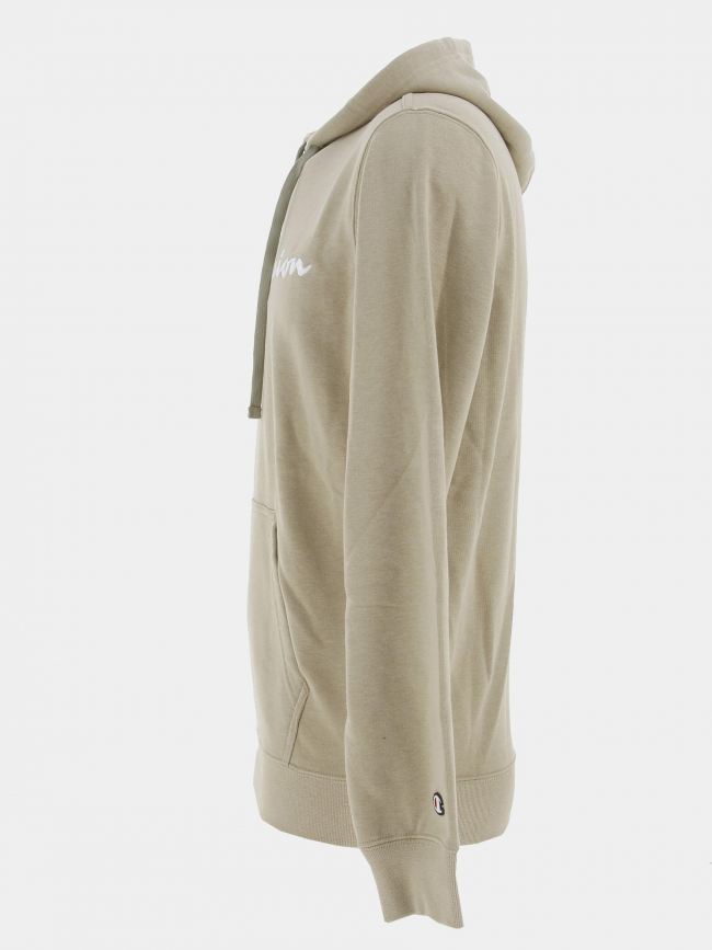 Sweat à capuche hooded beige homme - Champion