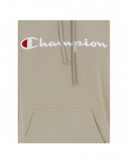 Sweat à capuche hooded beige homme - Champion