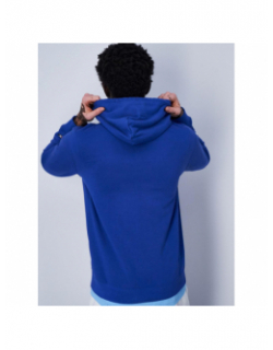 Sweat à capuche logo brodé bleu marine homme - Champion