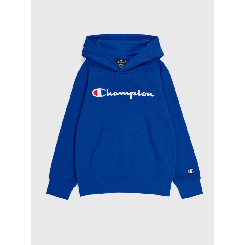 Sweat à capuche hooded bleu enfant - Champion