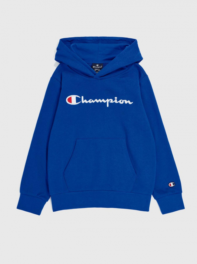 Sweat à capuche hooded bleu enfant - Champion