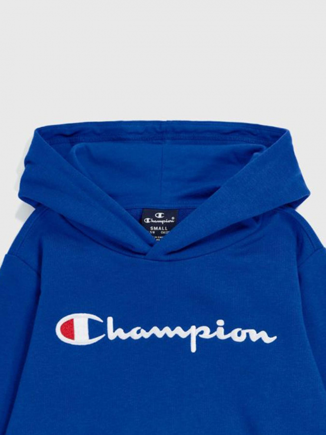 Sweat à capuche hooded bleu enfant - Champion