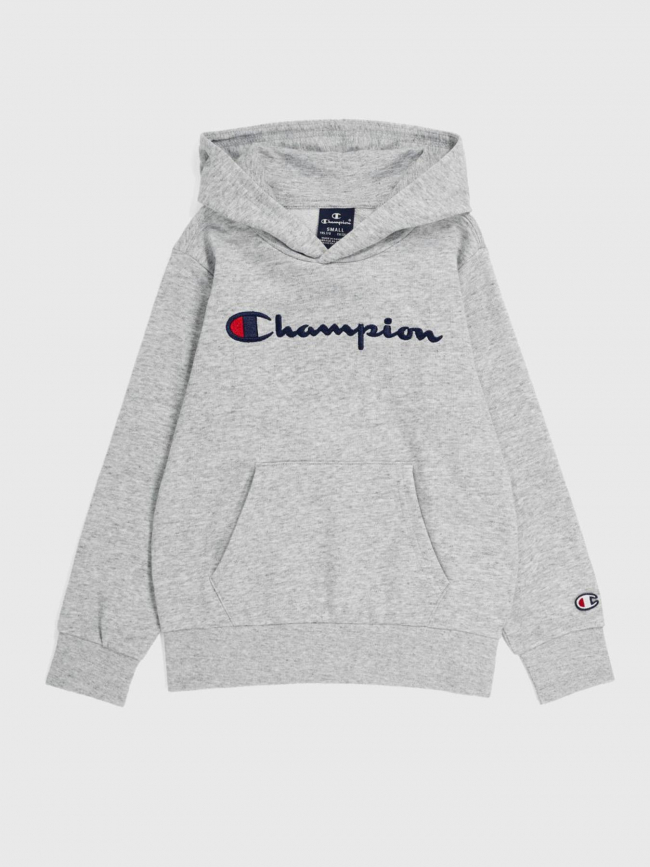 Sweat à capuche hooded gris enfant - Champion