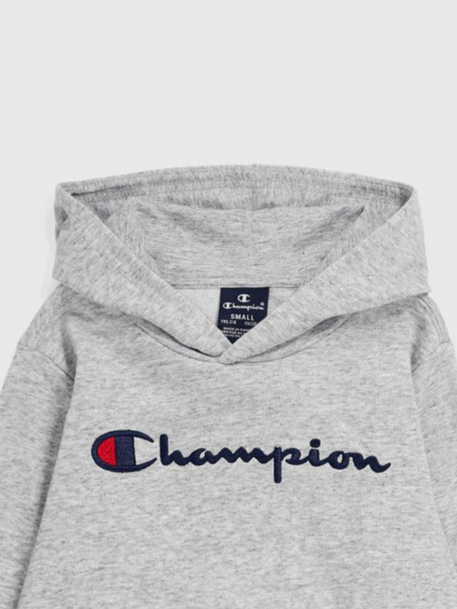 Sweat à capuche hooded gris enfant - Champion