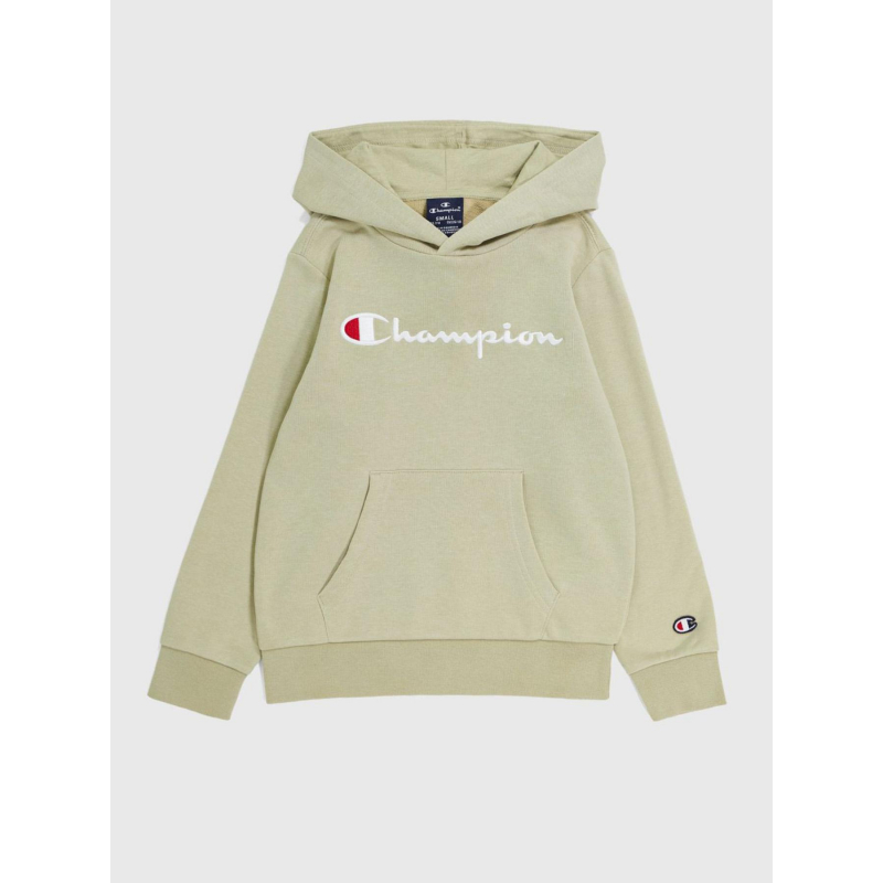 Sweat à capuche hooded beige enfant - Champion