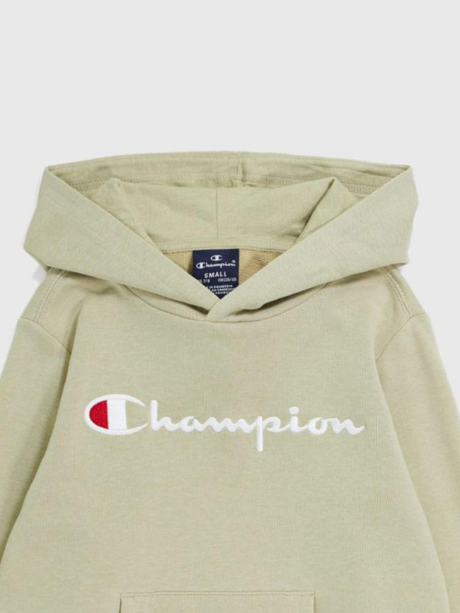 Sweat à capuche hooded beige enfant - Champion