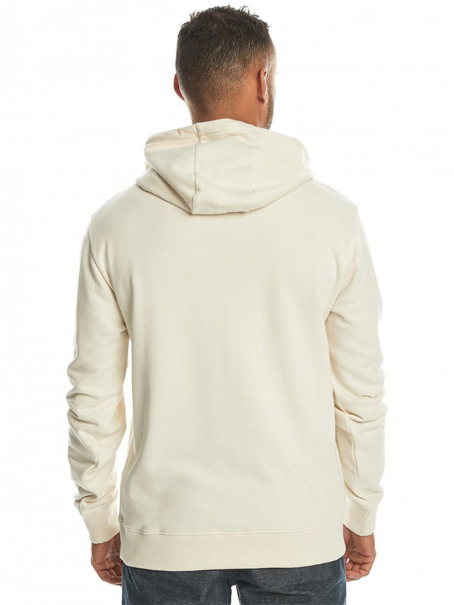 Sweat à capuche circle up beige homme - Quiksilver