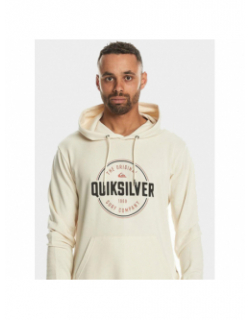 Sweat à capuche circle up beige homme - Quiksilver