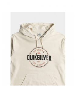 Sweat à capuche circle up beige homme - Quiksilver