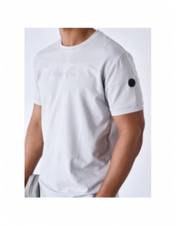 T-shirt logo signature gris homme - Project X Paris