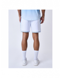 Short logo brodé blanc bleu homme - Project X Paris