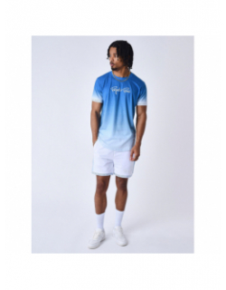 Short logo brodé blanc bleu homme - Project X Paris