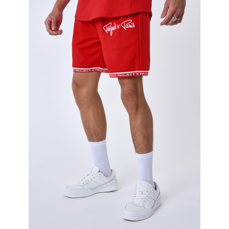 Short logo rouge homme - Project X Paris