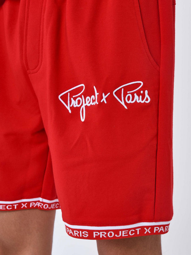 Short logo rouge homme - Project X Paris