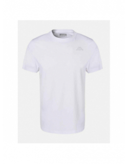 T-shirt slim cafers blanc homme - Kappa