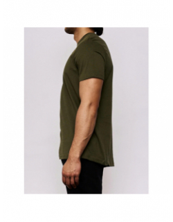 T-shirt slim cafers kaki homme - Kappa