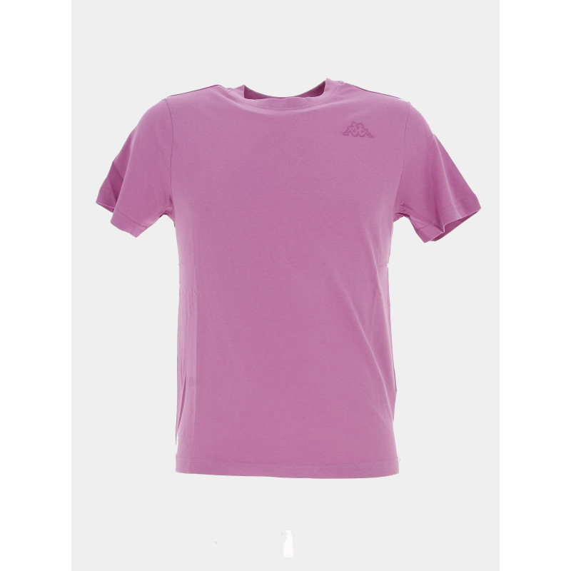 T-shirt slim cafers violet homme - Kappa