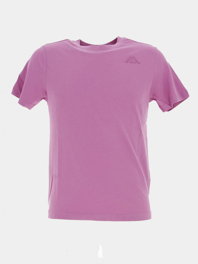 T-shirt slim cafers violet homme - Kappa