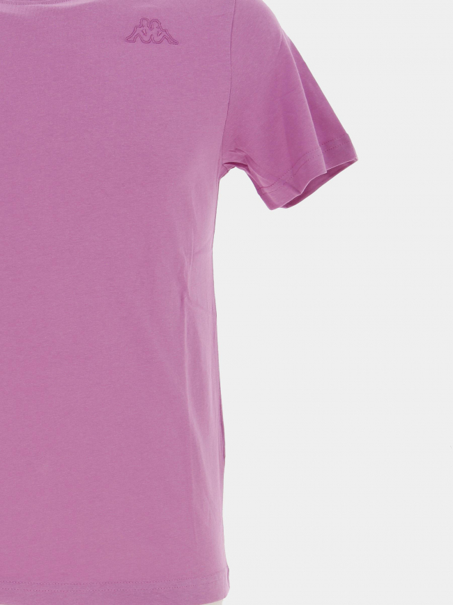 T-shirt slim cafers violet homme - Kappa