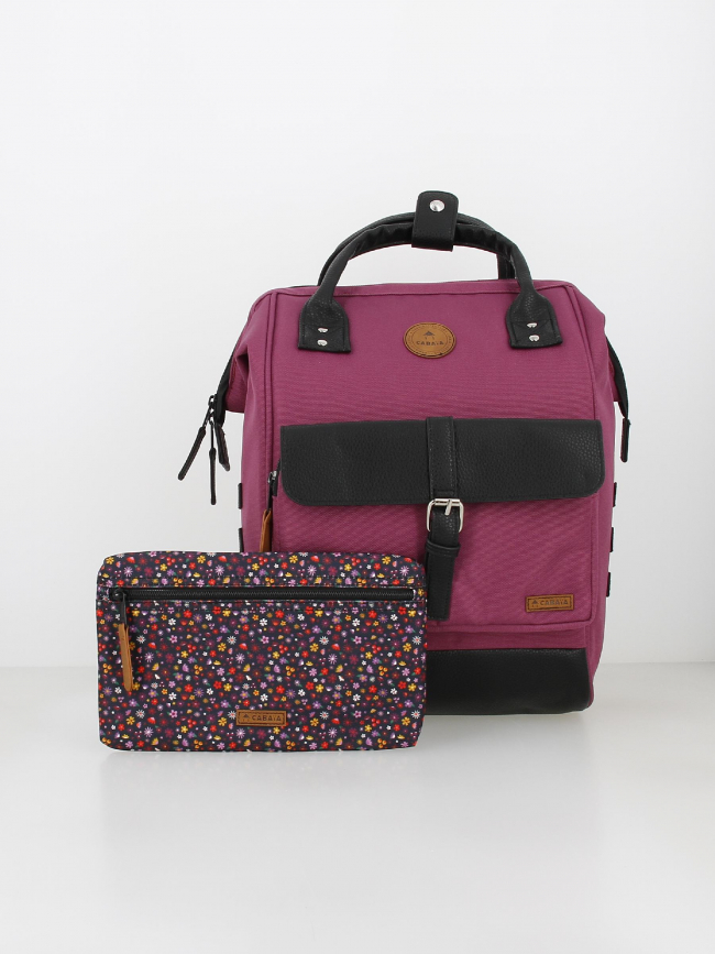 Sac à dos mini adventurer singapour violet noir - Cabaïa