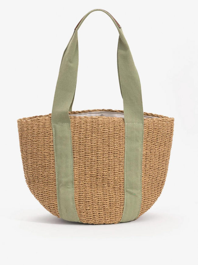 Sac magdalena beige vert femme - Tiffoni