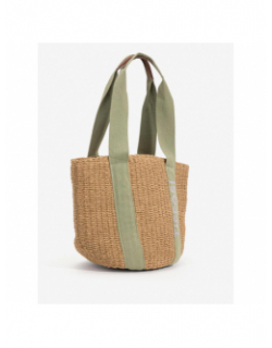 Sac magdalena beige vert femme - Tiffoni