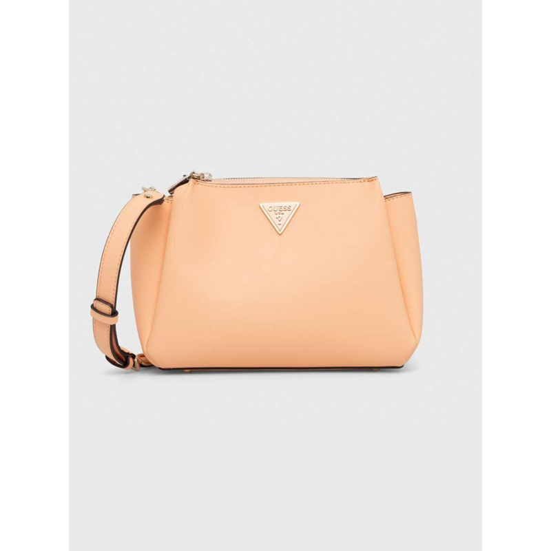 Sac bandoulière gianessa elite tote orange femme - Guess