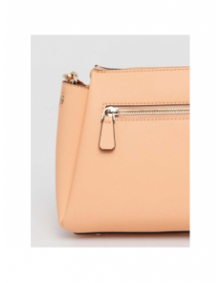 Sac bandoulière gianessa elite tote orange femme - Guess