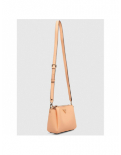 Sac bandoulière gianessa elite tote orange femme - Guess