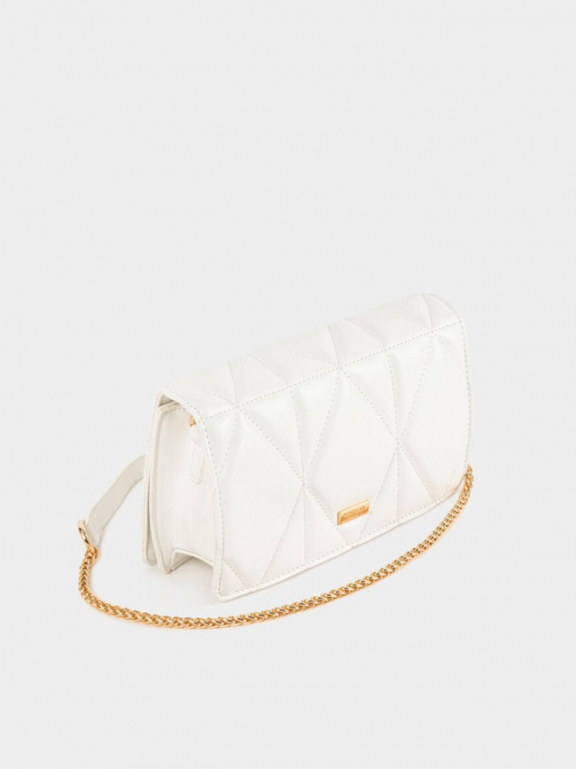 Sac bandoullière pop blanc femme - Morgan