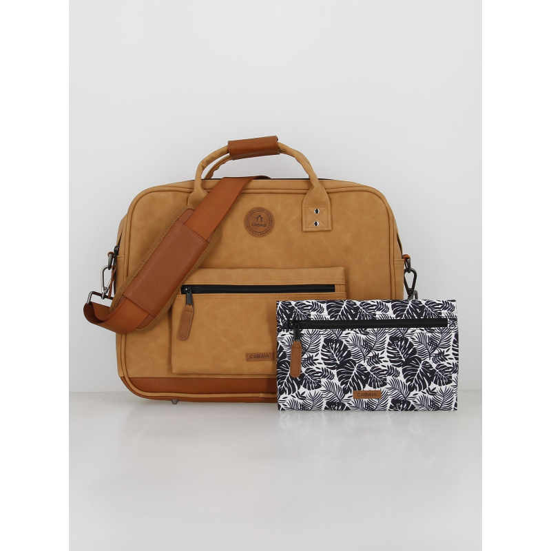 Sac ordinateur messenger moscou marron - Cabaïa