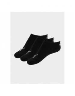 3 paires de chaussettes invisibles noir enfant - Puma