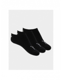 3 paires de chaussettes invisibles noir enfant - Puma