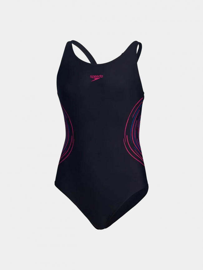 Maillot de bain natation eco placmement bleu marine fille - Speedo