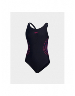 Maillot de bain natation eco placmement bleu marine fille - Speedo