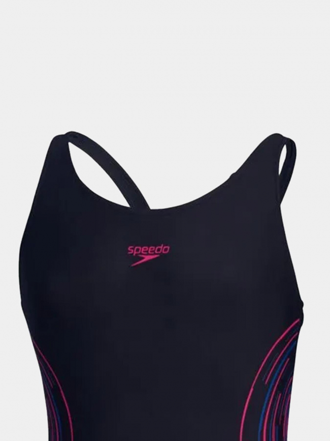 Maillot de bain natation eco placmement bleu marine fille - Speedo