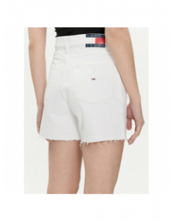 Short en jean mom blanc femme - Tommy Jeans