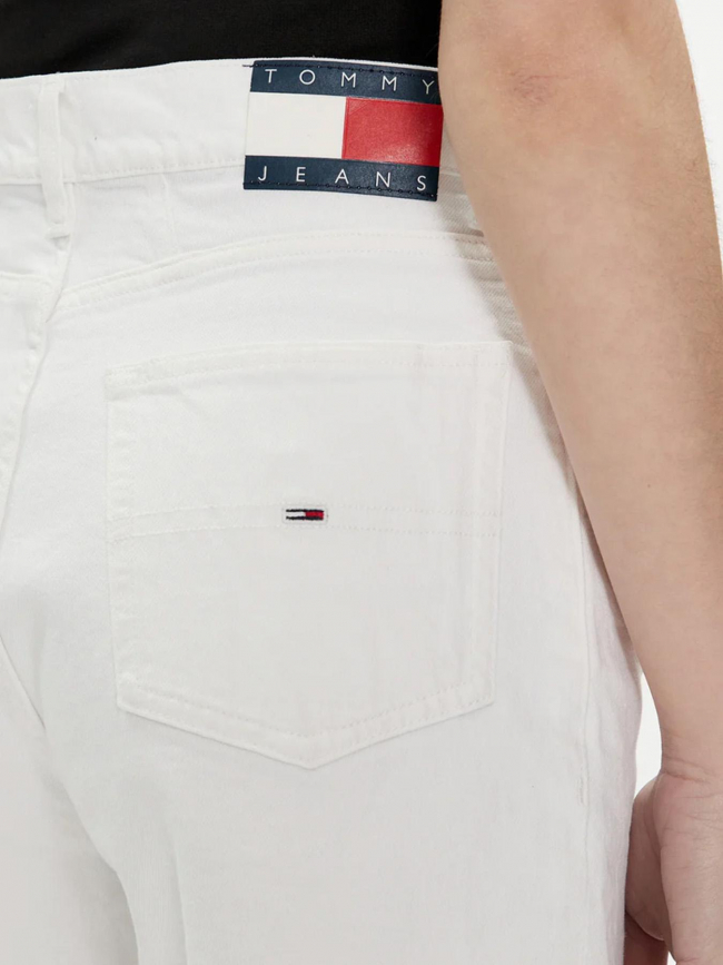 Short en jean mom blanc femme - Tommy Jeans