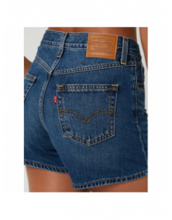 Short mom 80s bleu femme - Levi's