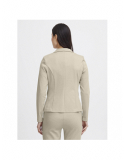 Veste blazer kate beige femme - Ichi