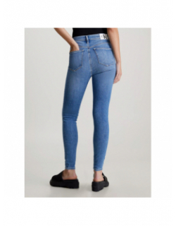 Jean skinny taille haute bleu clair femme - Calvin Klein Jeans