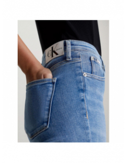 Jean skinny taille haute bleu clair femme - Calvin Klein Jeans