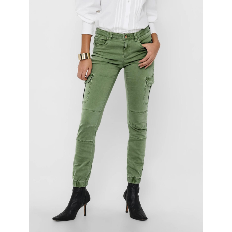 Pantalon cargo reg missouri kaki femme - Only