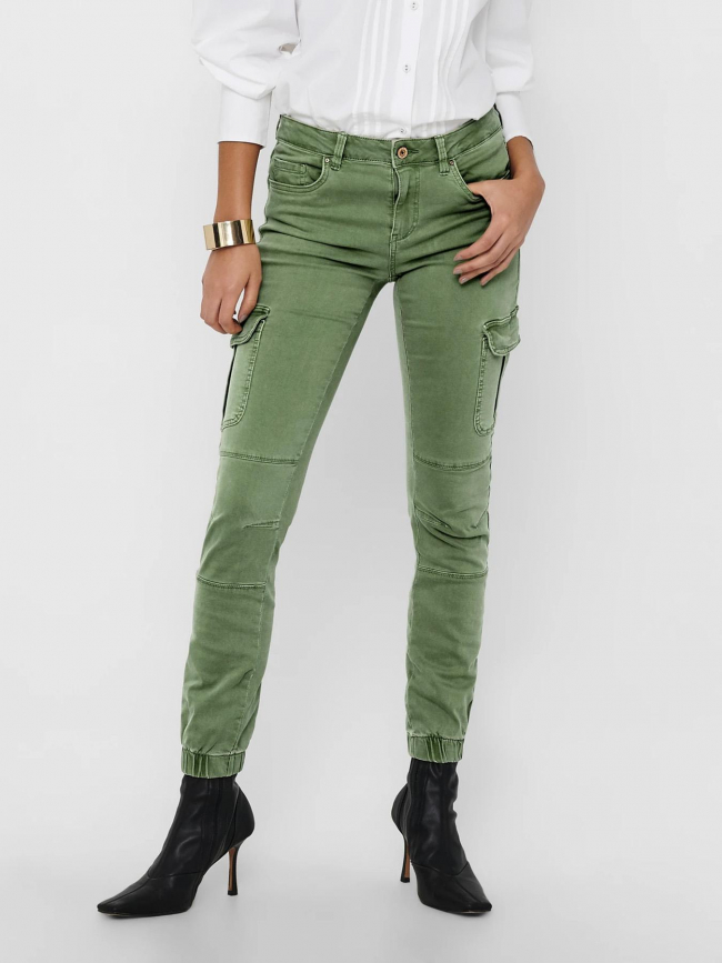 Pantalon cargo reg missouri kaki femme - Only