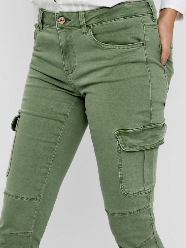 Pantalon cargo reg missouri kaki femme - Only