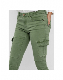 Pantalon cargo reg missouri kaki femme - Only