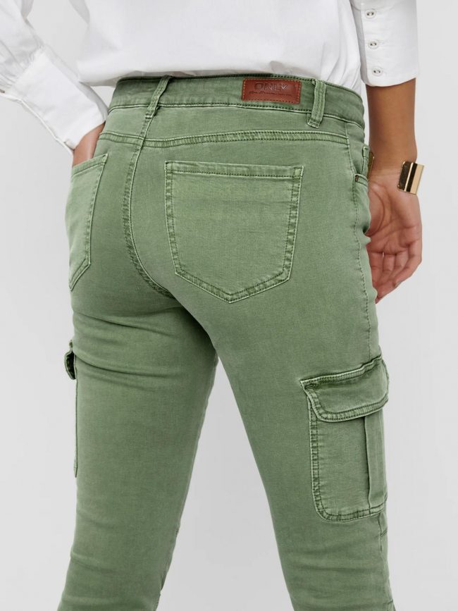 Pantalon cargo reg missouri kaki femme - Only