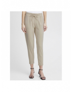 Pantalon ihkate beige femme - Ichi