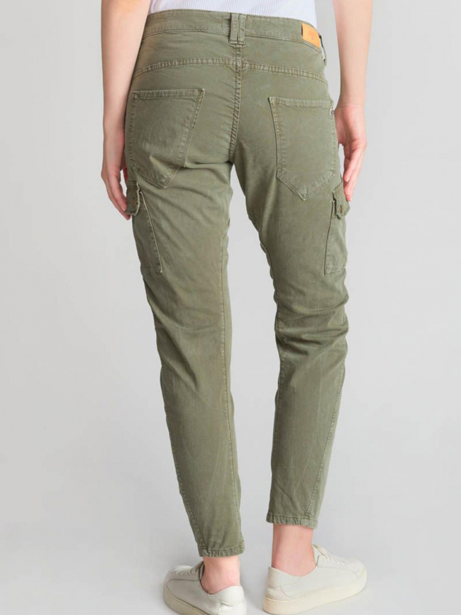 Pantalon cargo rivera kaki femme - LeTemps Des Cerises